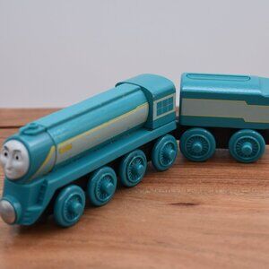 Connor and Tender Y5492 - Thomas & Friends Wooden Railway Trains Engine 2012